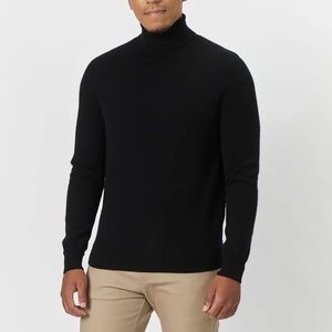 NWT: 100% Cashmere Black Knit Sweater